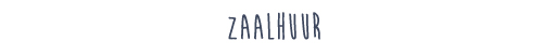 zaalhuur