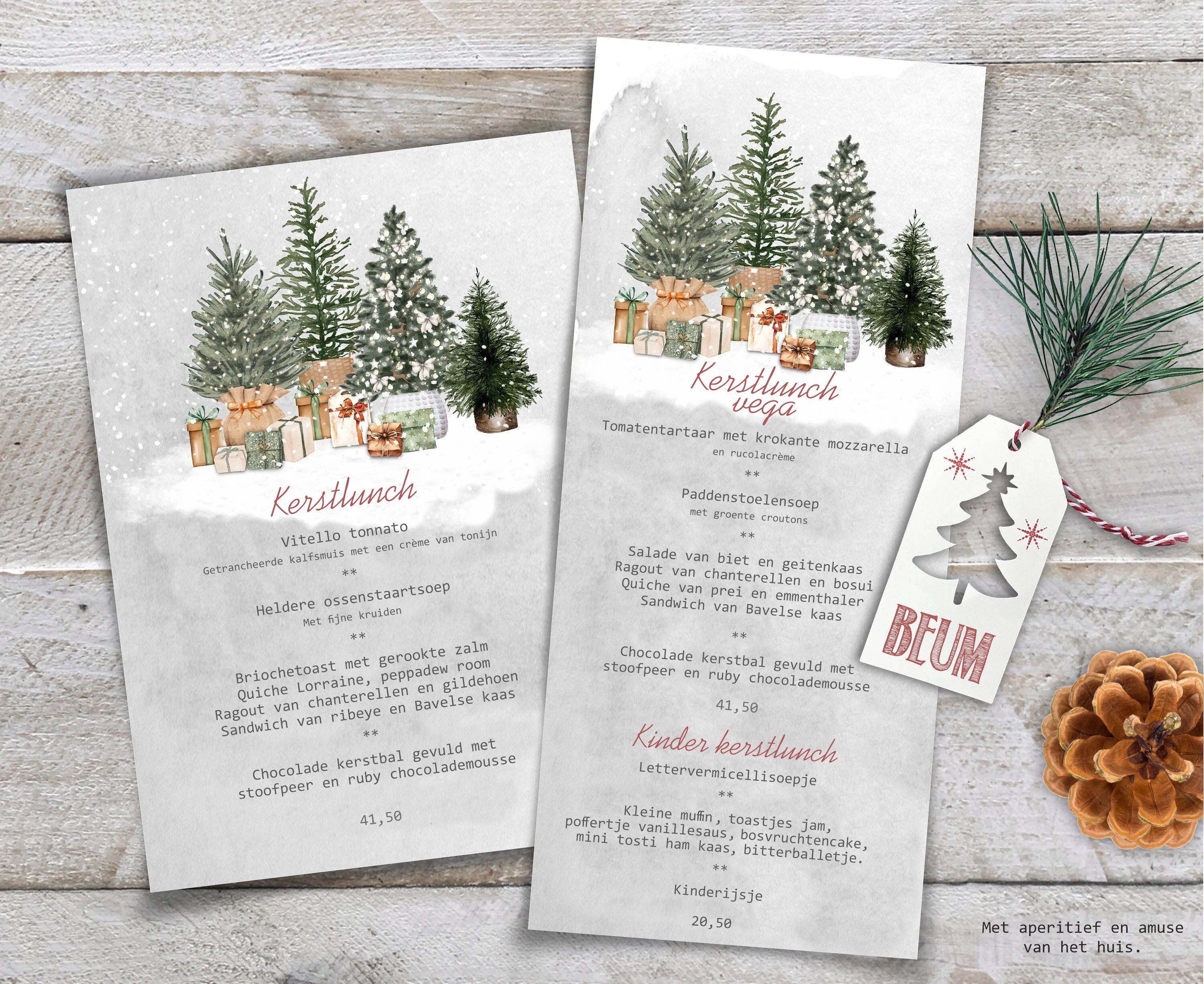 kerstmenu